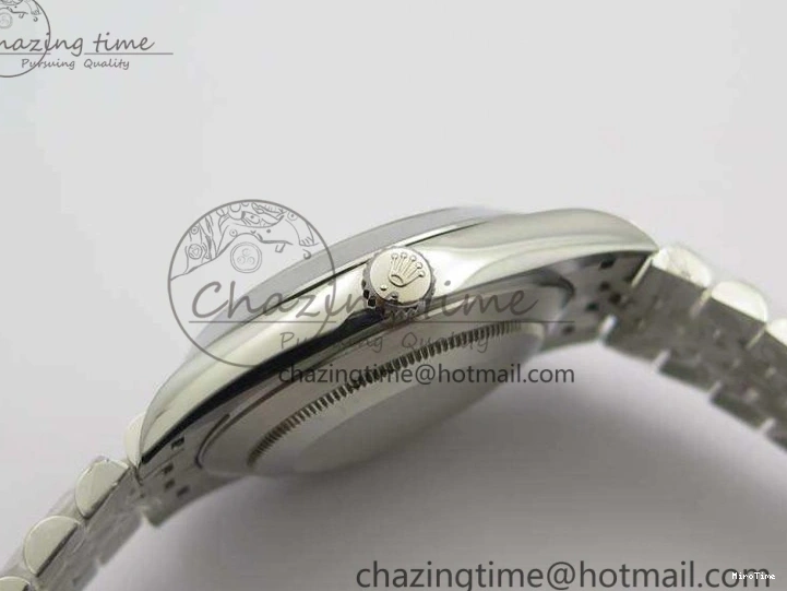 MiroTime 0701 DateJust Smooth Bezel SS Noob 1:1 Best Edition Gray Sticks Dial On Jubilee Bracelet A Packable 3505